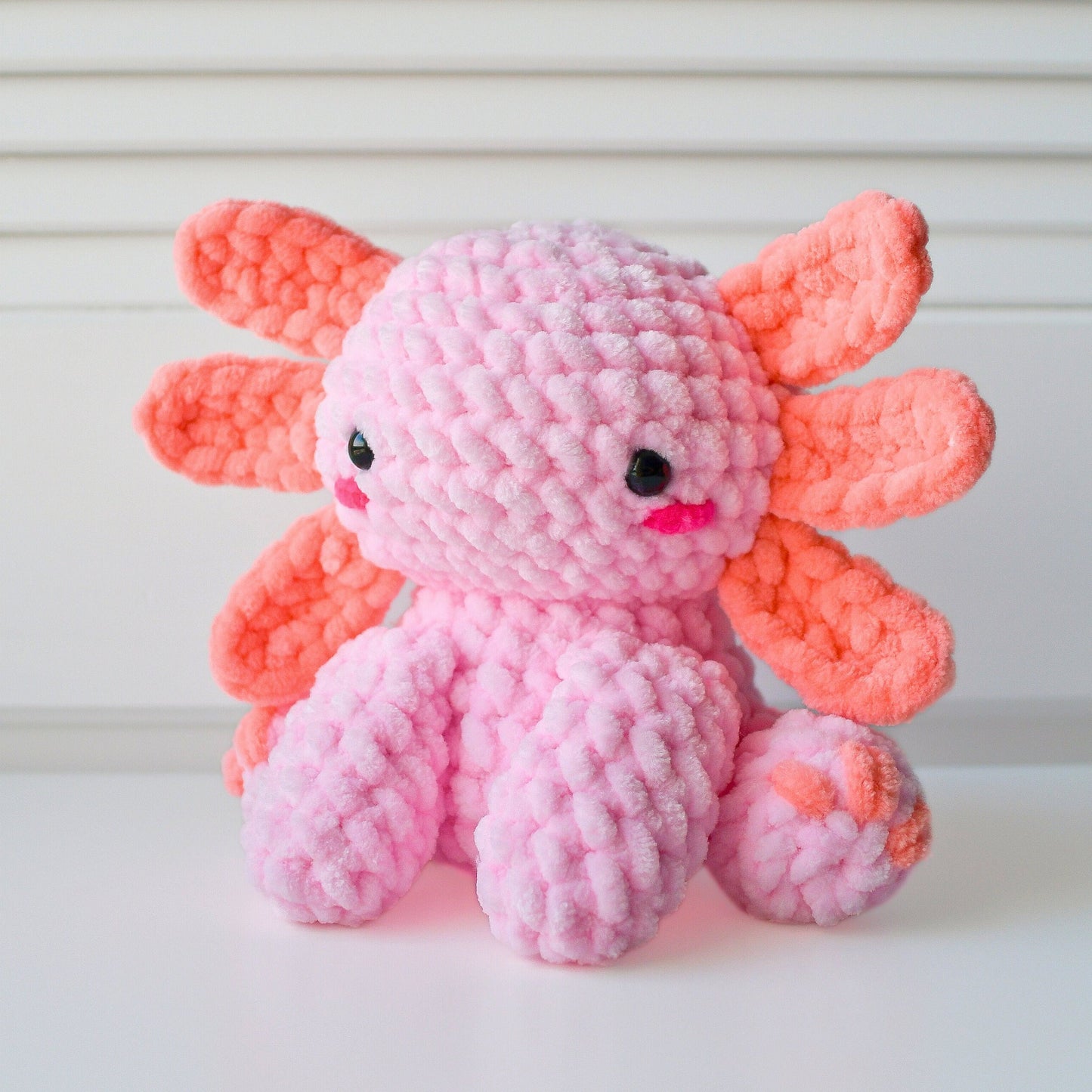 Crochet Axolotl Plushie Pattern Beginner-Friendly Amigurumi