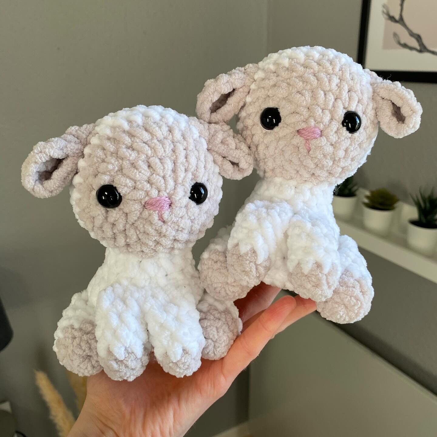 Crochet Lamb Plushie Pattern Easy Beginner Friendly Amigurumi