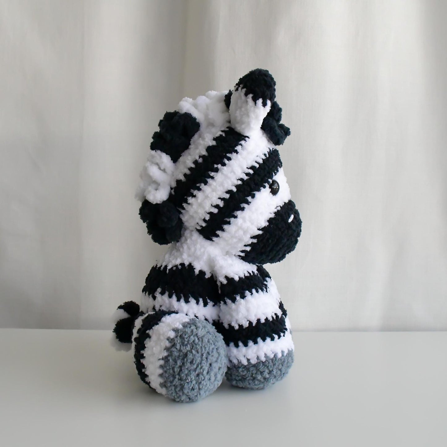 Handmade Crochet Zebra Amigurumi Plushie