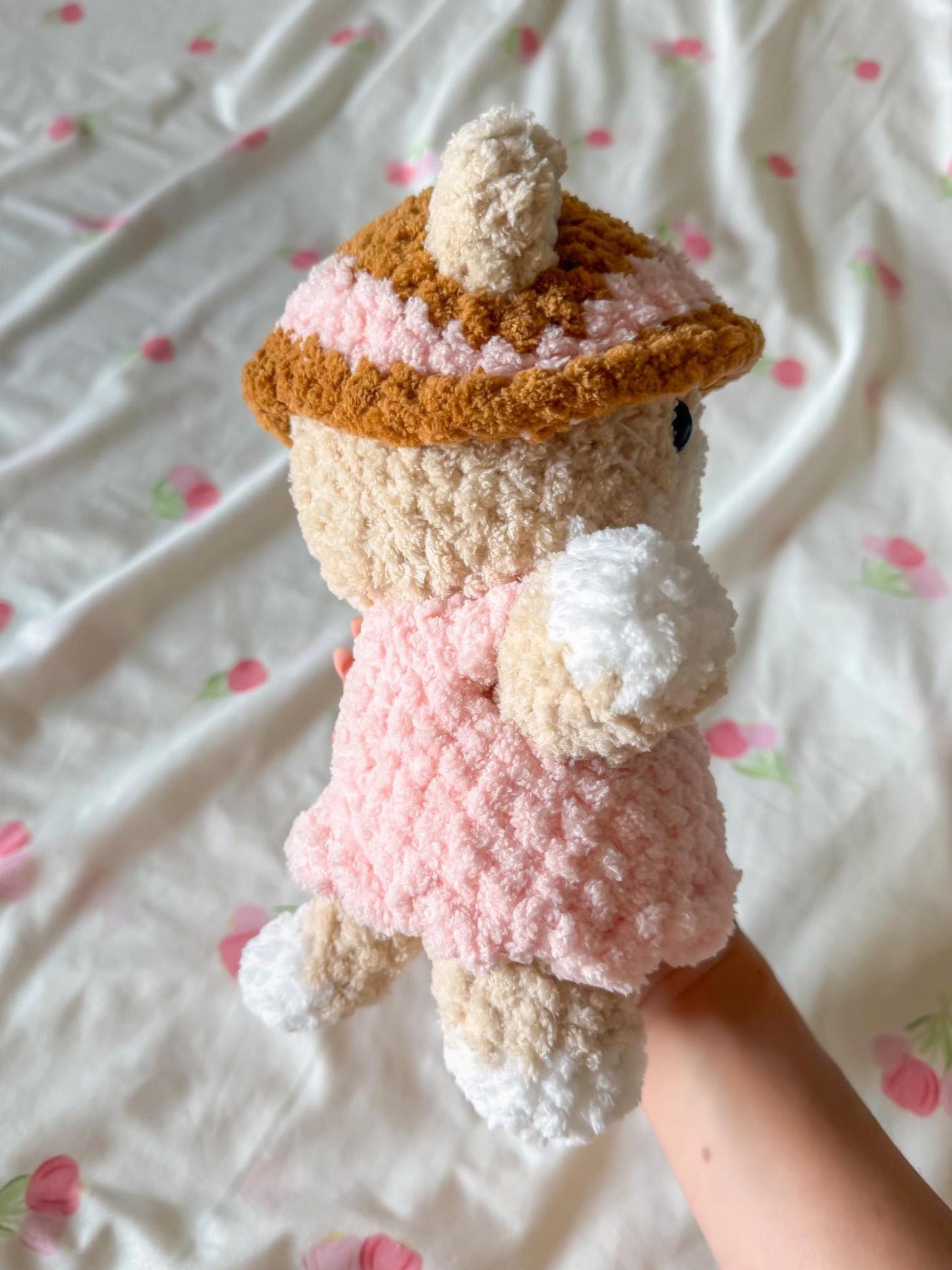 Summer Kitty Crochet Pattern PDF | Amigurumi Cat in Dress & Sunhat