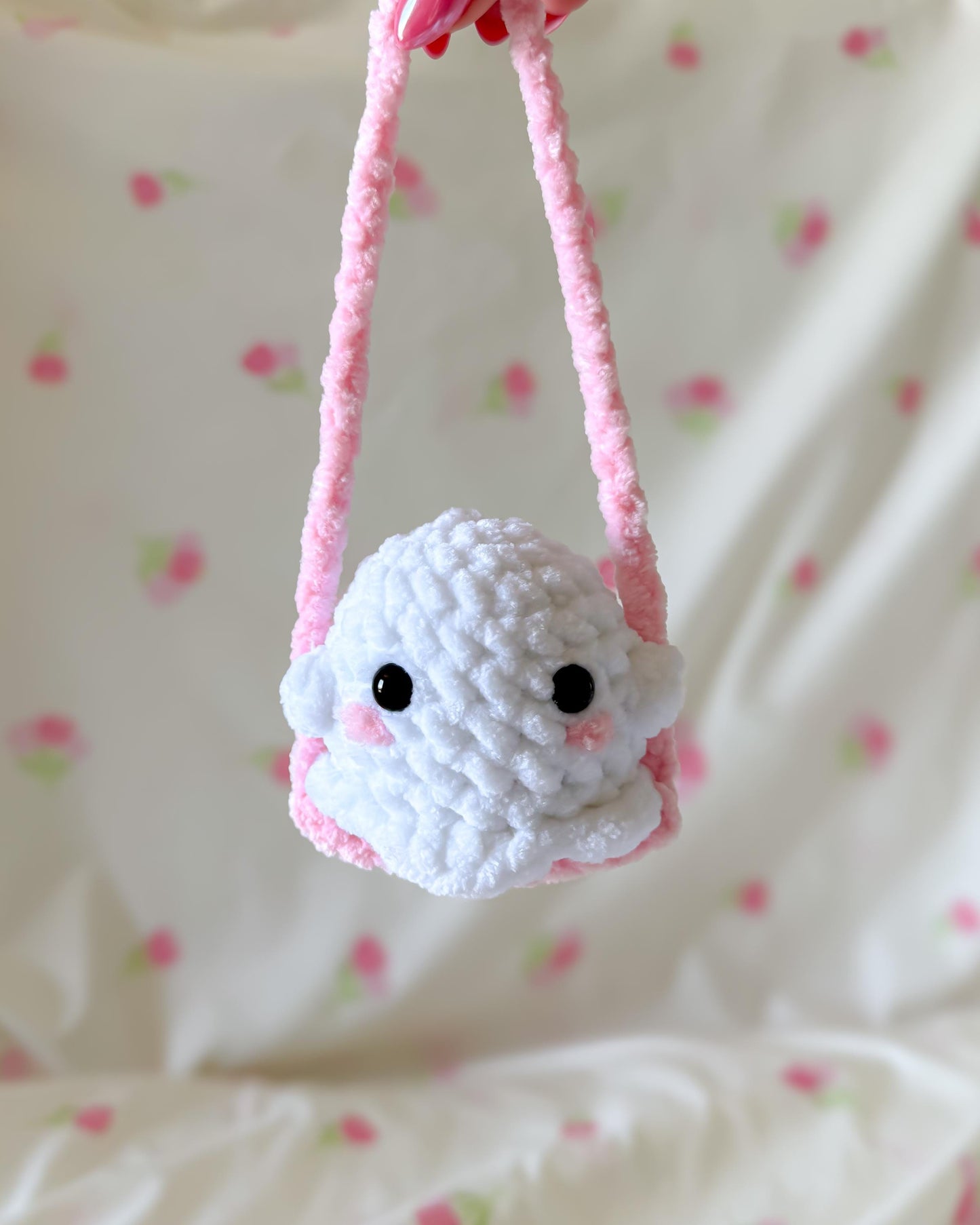 6 in 1 No Sew Ghost Crochet Pattern | Halloween Amigurumi PDF | Mini Ghost on a Swing with Mushroom, Pumpkin, Candy Corn, Zombie & Witch Hat