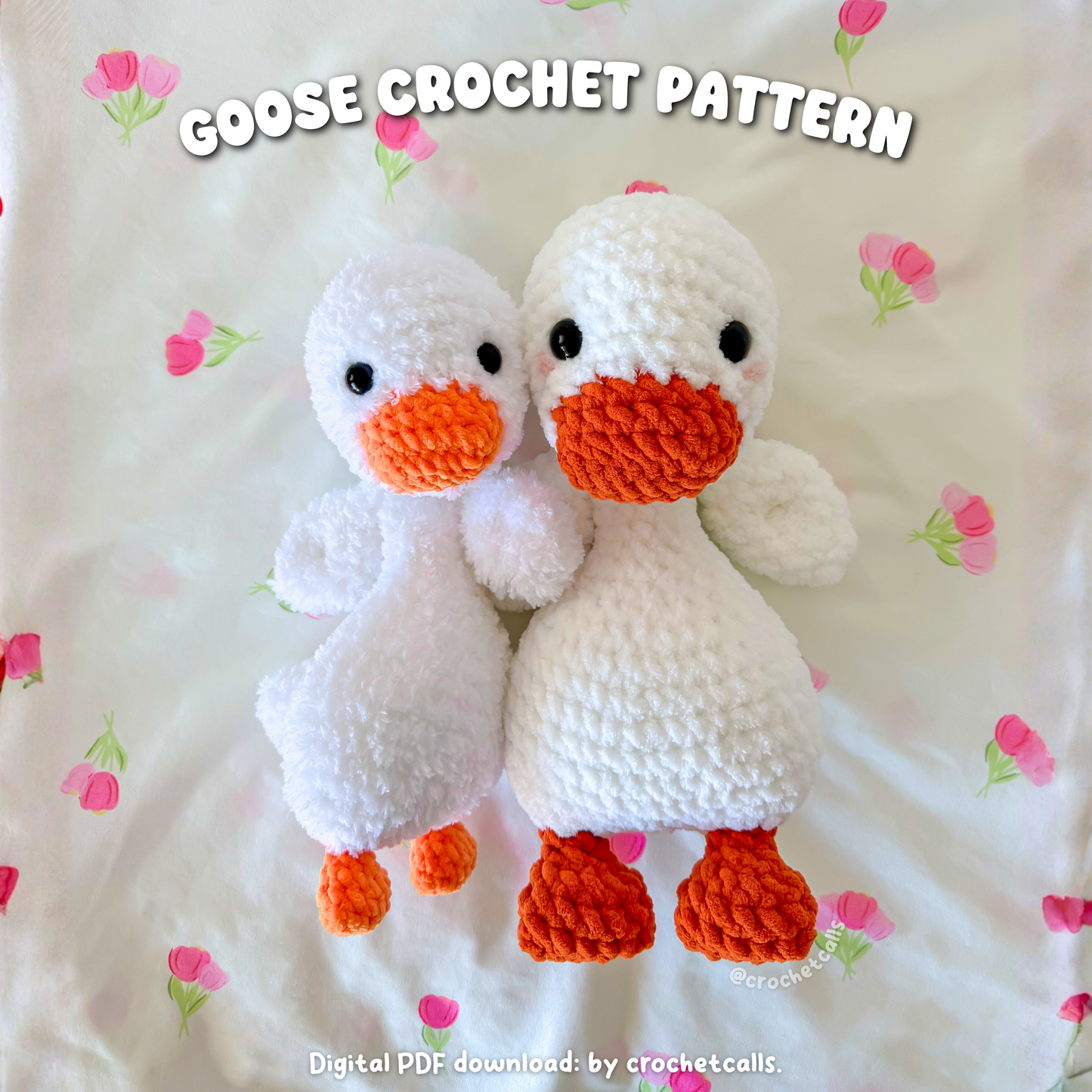 Low Sew Floppy Goose Pattern | Crochet Amigurumi PDF