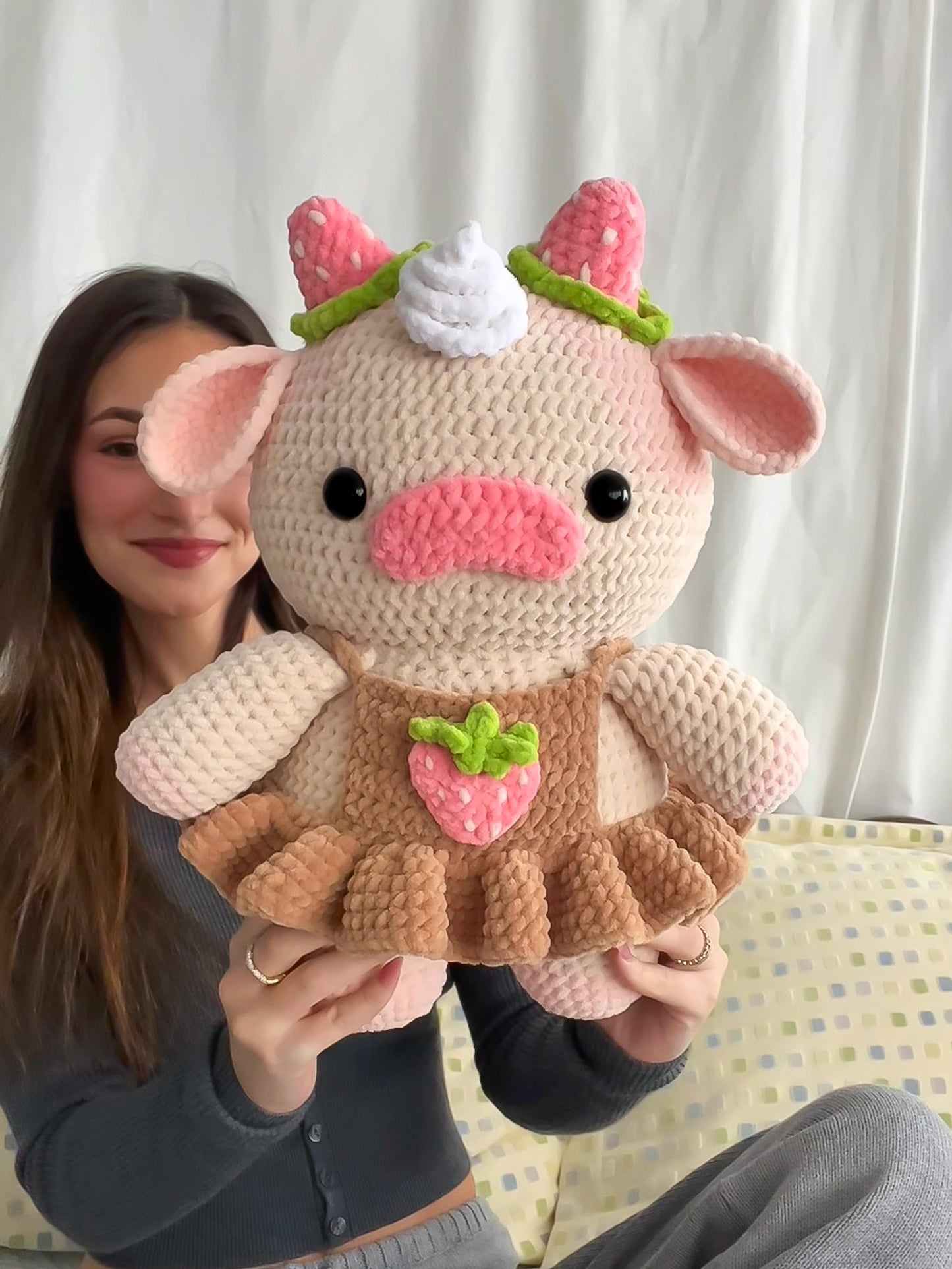 Jumbo Strawberries and Cream Cow