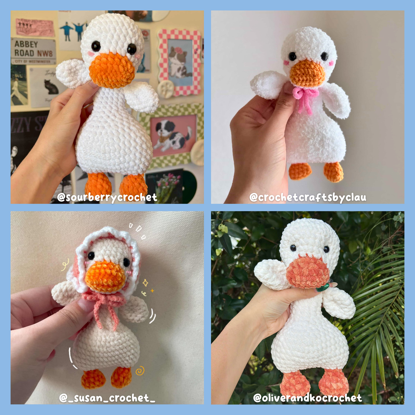 Low Sew Floppy Goose Pattern | Crochet Amigurumi PDF