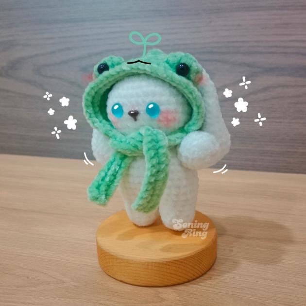 5-in-1 Crochet Bunny with Clothes and Accessories Pattern Bundle  Winter Jacket Coat Beanie Stocking Hat Hoodie Scarf Turtleneck Ear Warmer