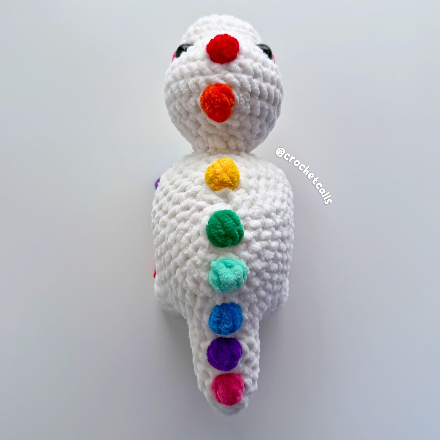 Stegosaurus Crochet Pattern, Low Sew Amigurumi Plush (PDF)