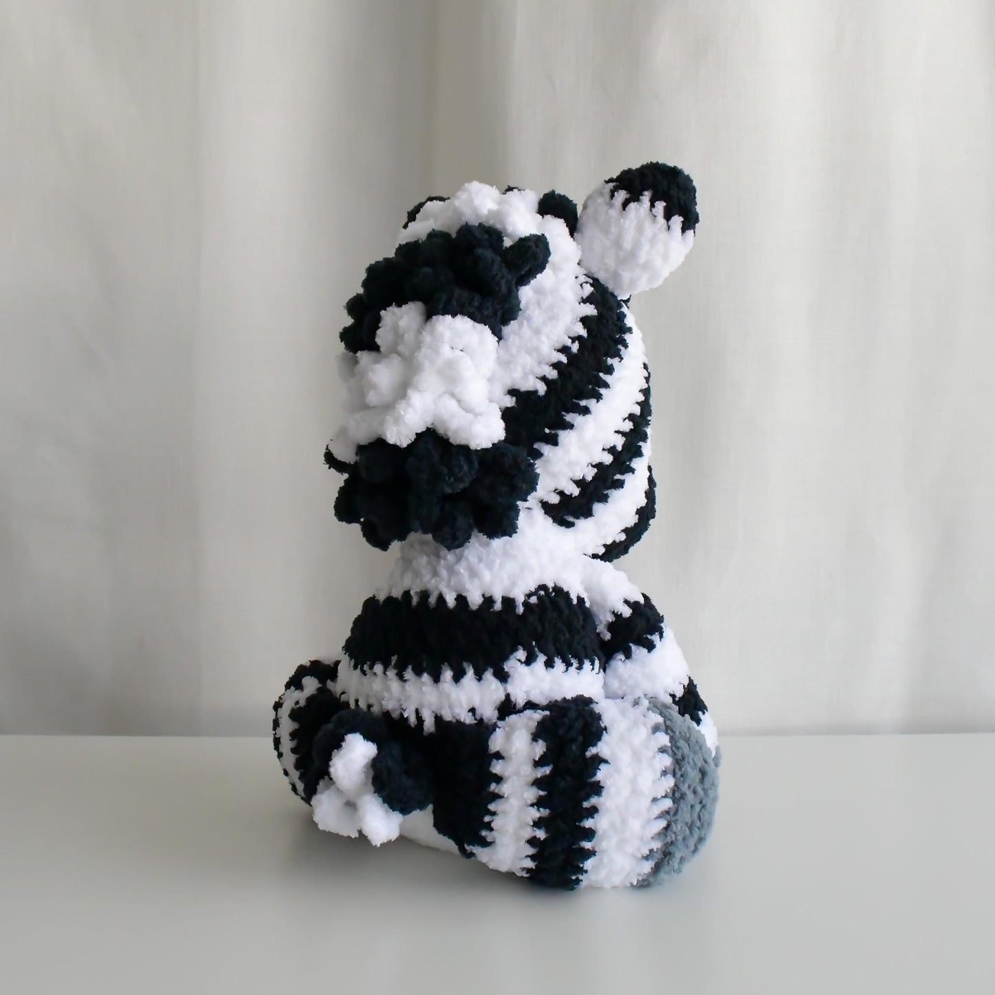 Handmade Crochet Zebra Amigurumi Plushie