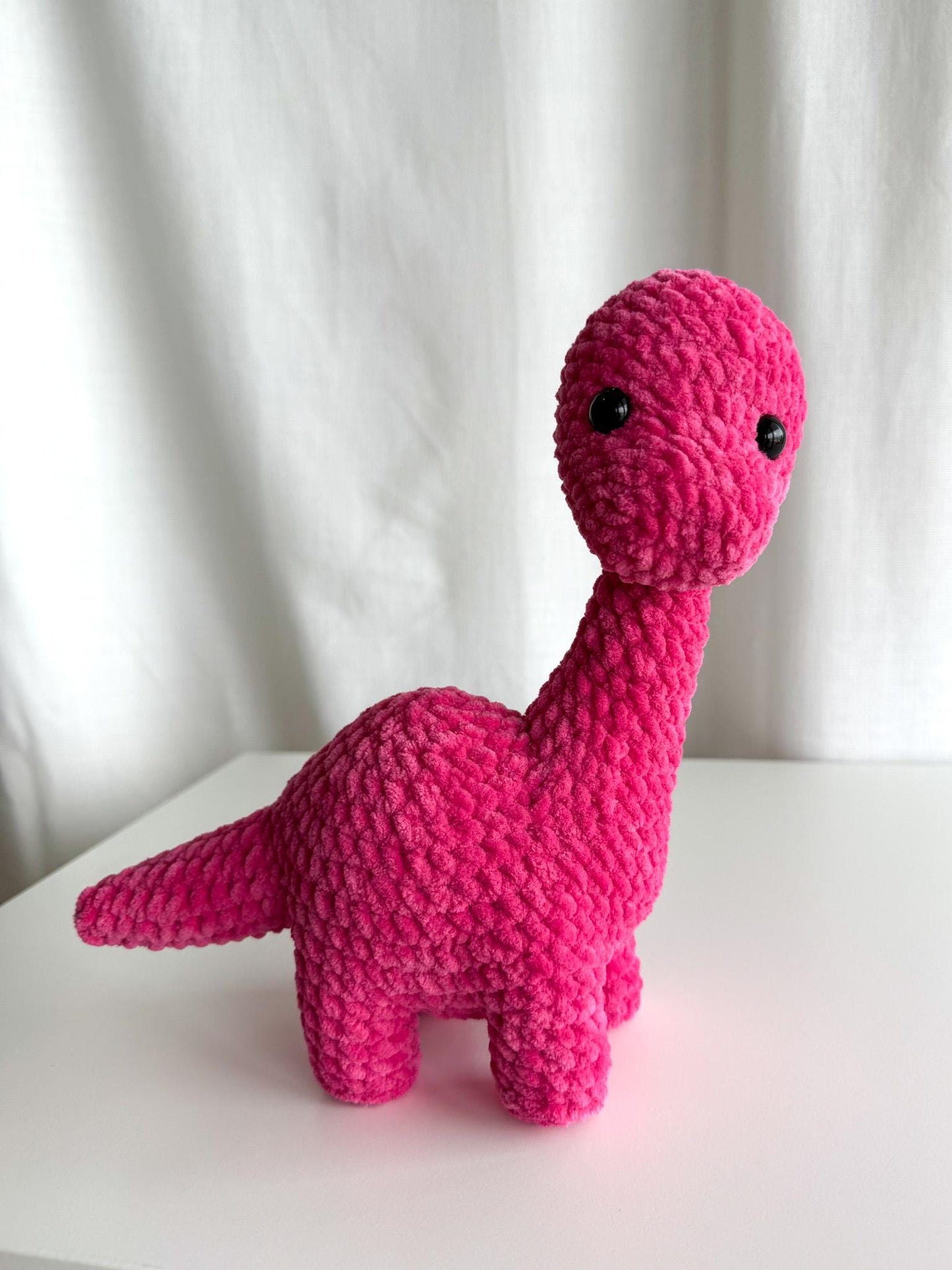 Handmade Crochet Sun Dinosaur Brontosaurus Amigurumi Plushie