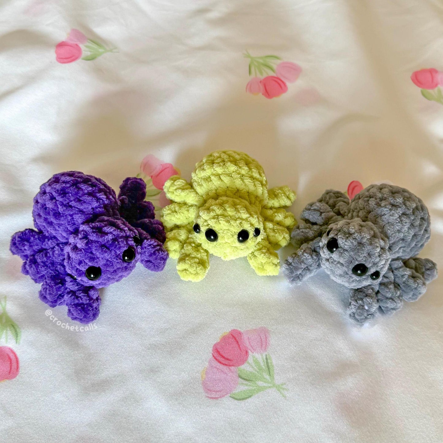 No Sew Spider Crochet Pattern | Amigurumi Plush Tutorial, Halloween Spider Plushie PDF, Beginner Friendly, Hanging Charm, Quick Project