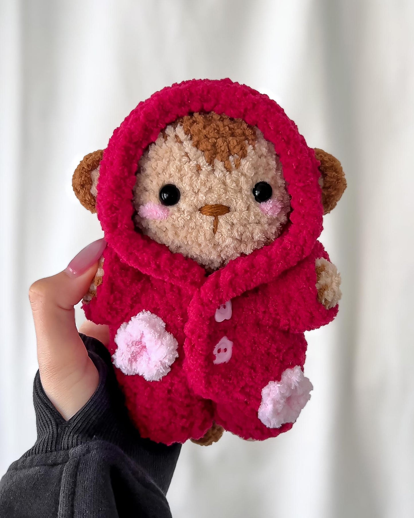 Monkey in Pajamas Crochet Pattern | Amigurumi PDF