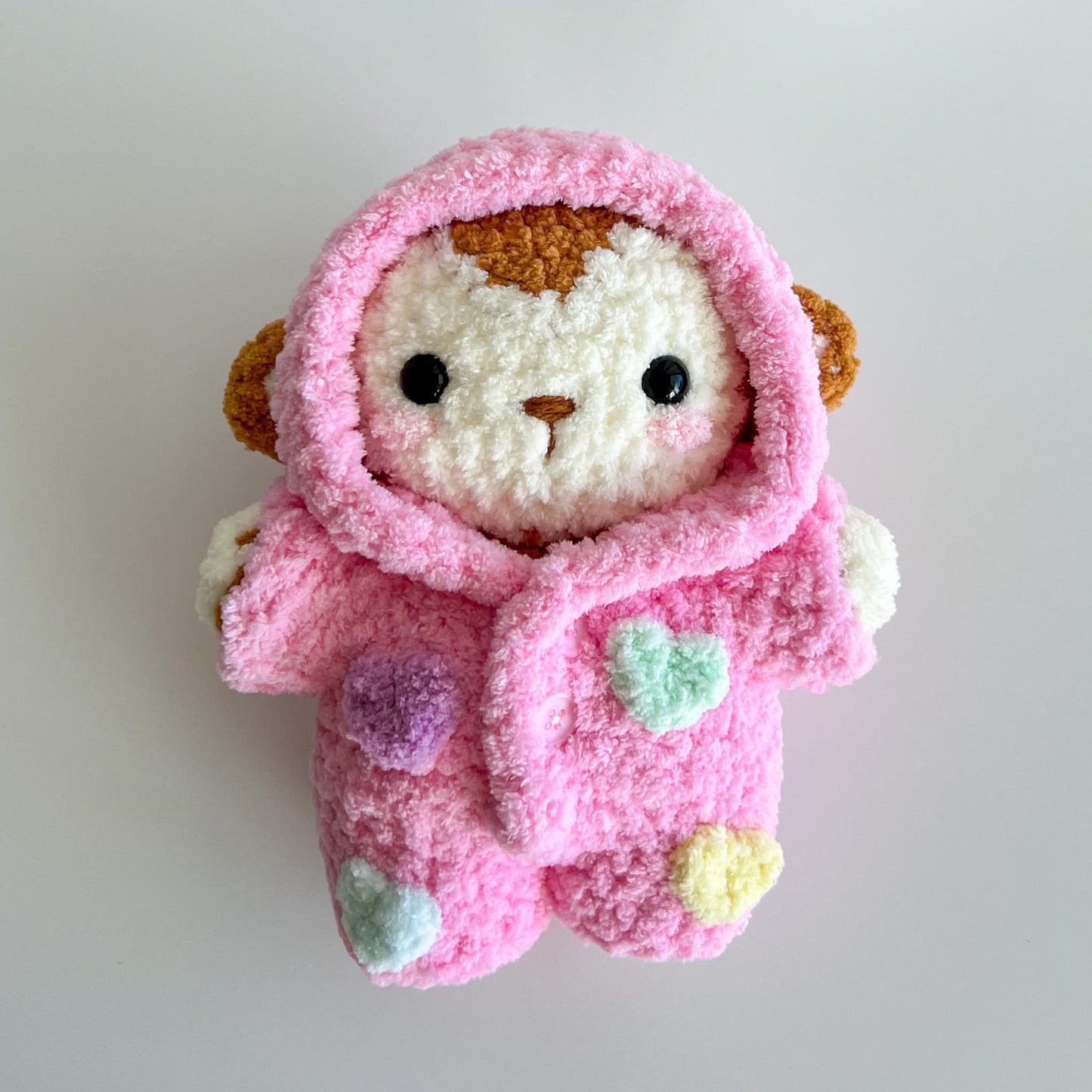 Monkey in Pajamas Crochet Pattern | Amigurumi PDF