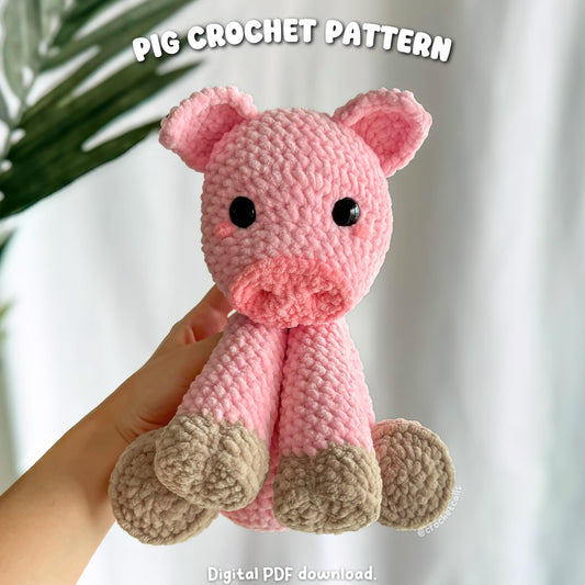 Pig Crochet Pattern (PDF Download)